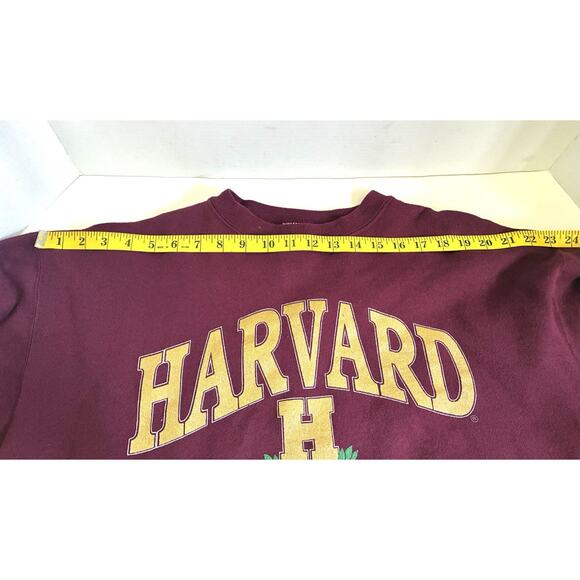 Harvard University Sweatshirt Vintage 90s 20/20 Sport Men’s XL - Picture 8 of 11